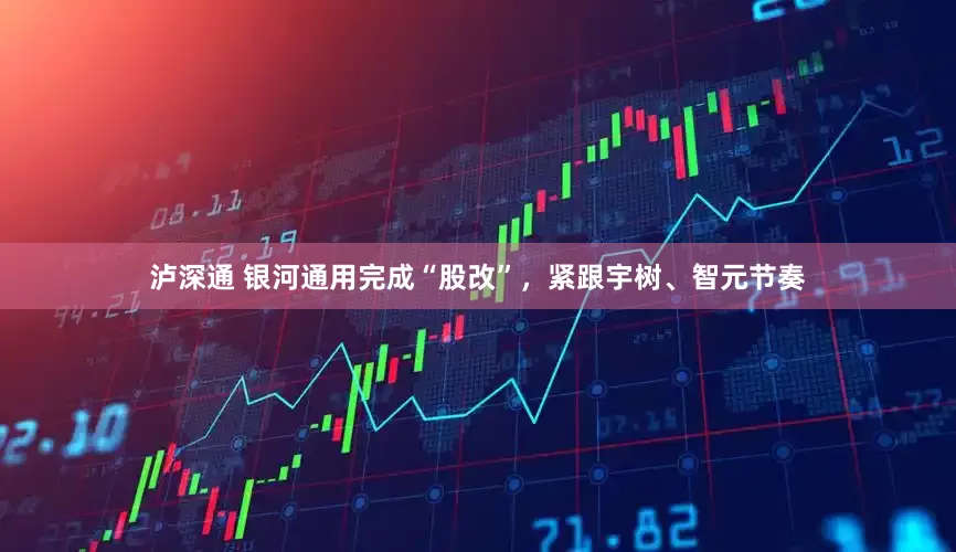 泸深通 银河通用完成“股改”，紧跟宇树、智元节奏